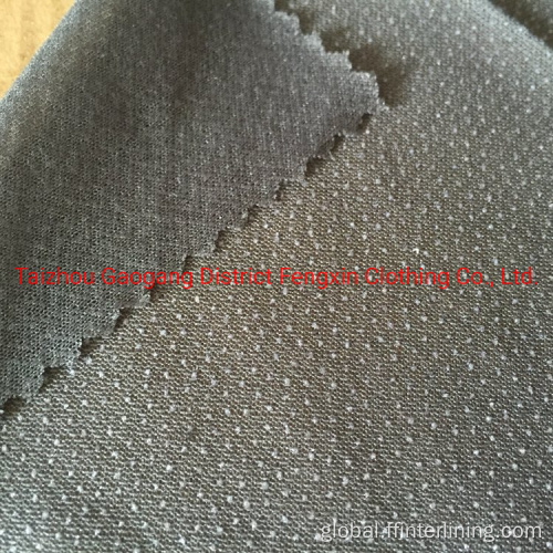 Double Dot Fusible Interlining 100D*100D woven fusible garment interlining Supplier